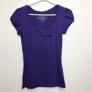 Ricki’s Such a Tees Women’s Square Neck Short Sleeve Tee